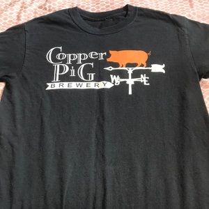 Copper Pig Brewery T-shirt, womens small